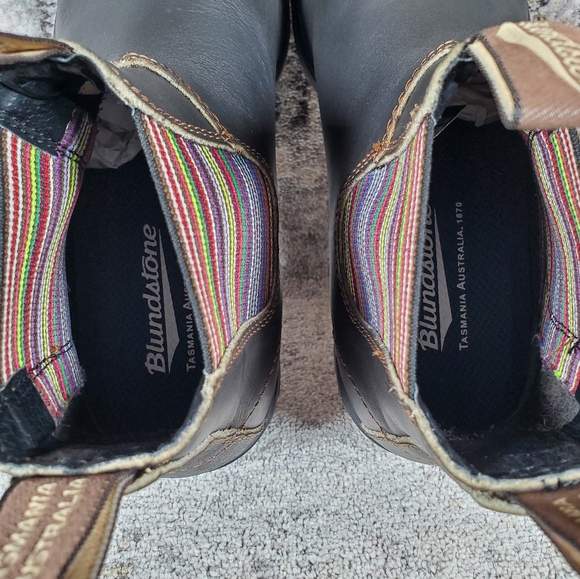 Blundstone Women's 1409 Stripes Chelsea Boot Brown Size 8.5 - Picture 9 of 12